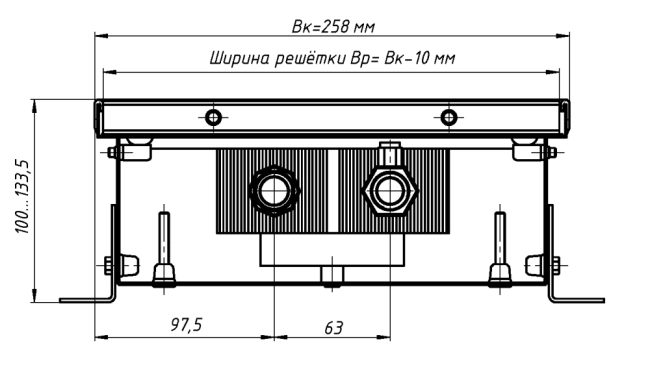 Конвектор eva КС 100