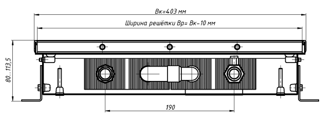Конвектор Eva КC 80 Конвекторы Eva Systems